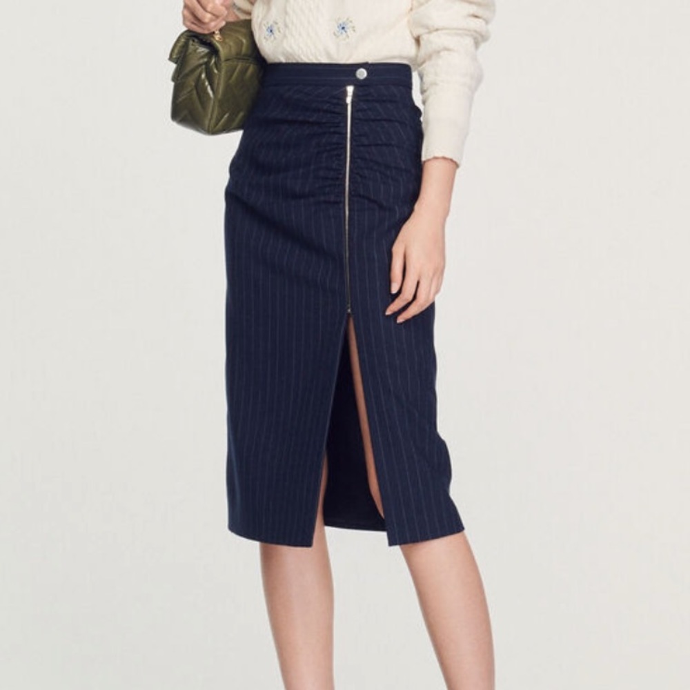 Sandro midi skirt NWT
